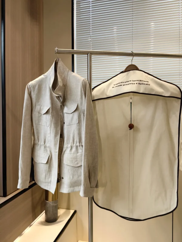 25 Spring Summer New Women's Traveller Breathable Linen Jacket Coat - Image 3