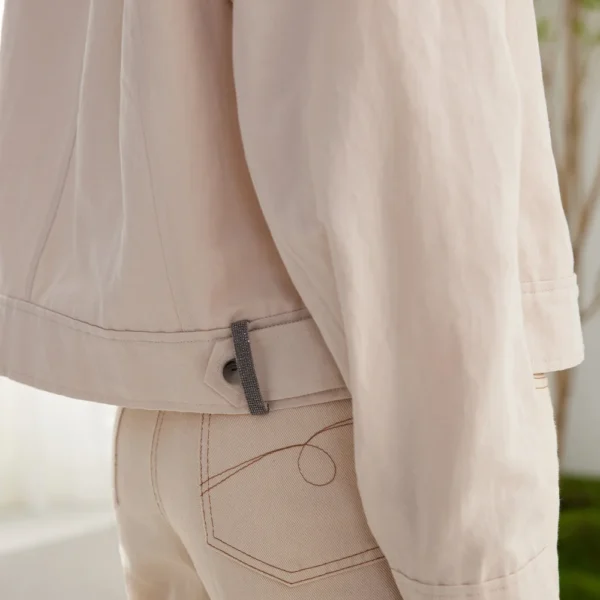 Luxury Women’s Linen Cotton Jackets Spring Autumn Short Coats - Image 6